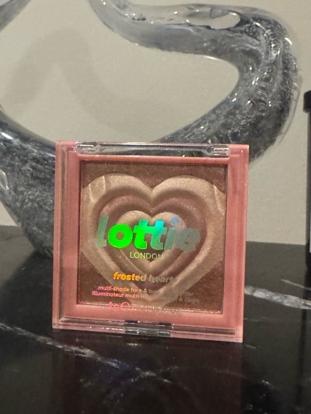 Lottie London Frosted Heart Multi-Shade Face & Body Highlighter